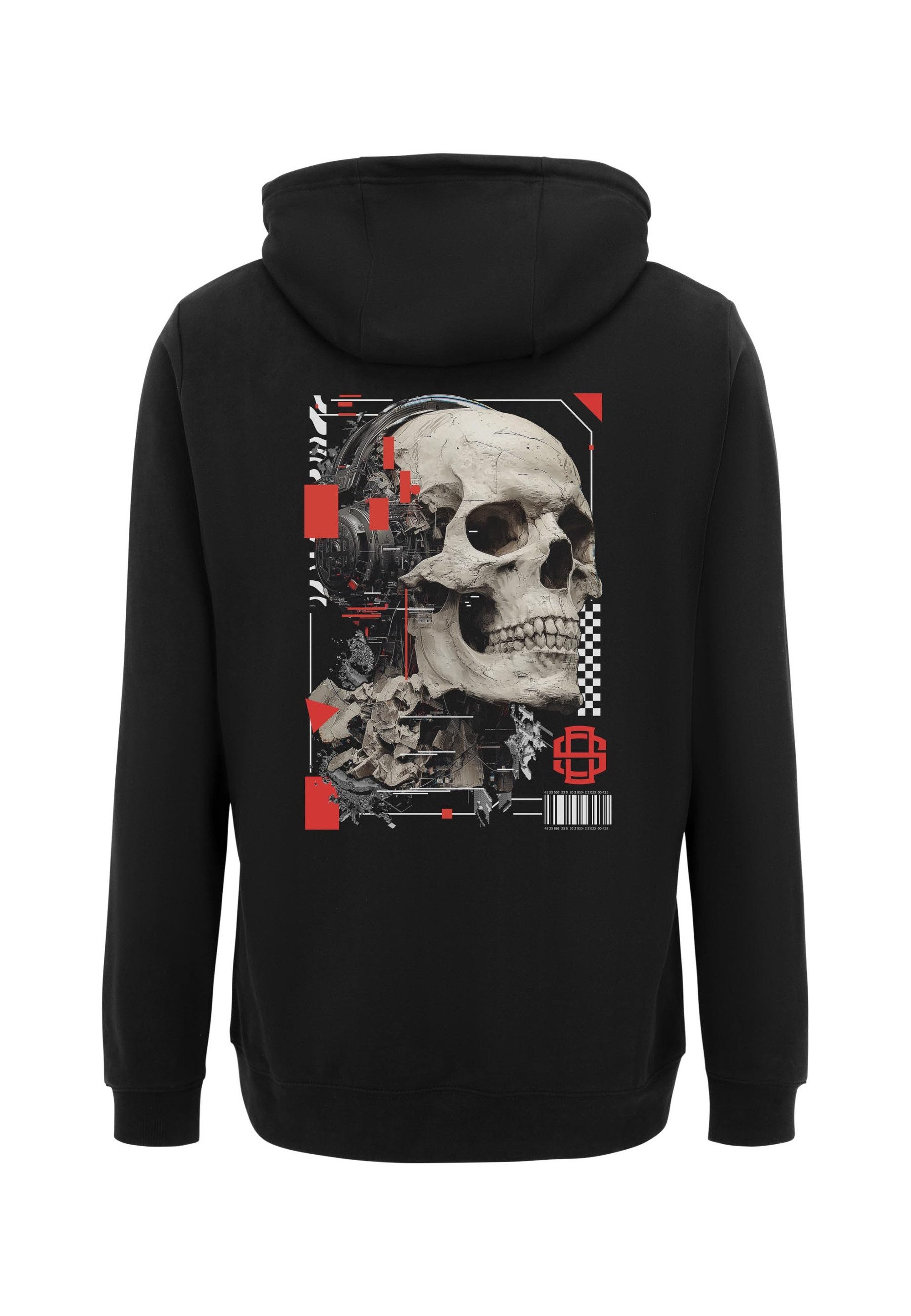 Oldskull Kapuzensweatshirt Xtreme skull headphones mit modernem Motivprint – Bild 3 von 5