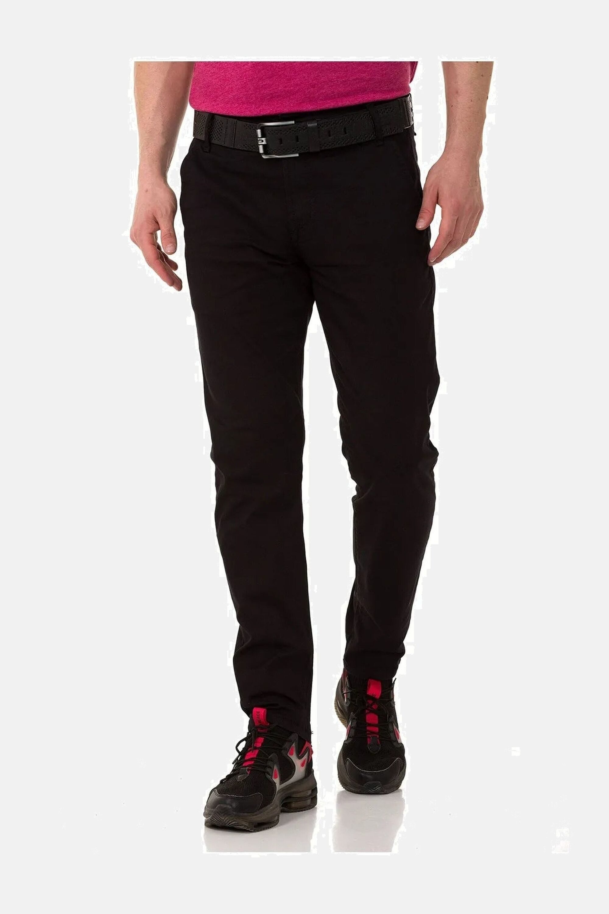 Cipo & Baxx Stoffhose Hose im modischen Slim Fit-Schnitt, CD842