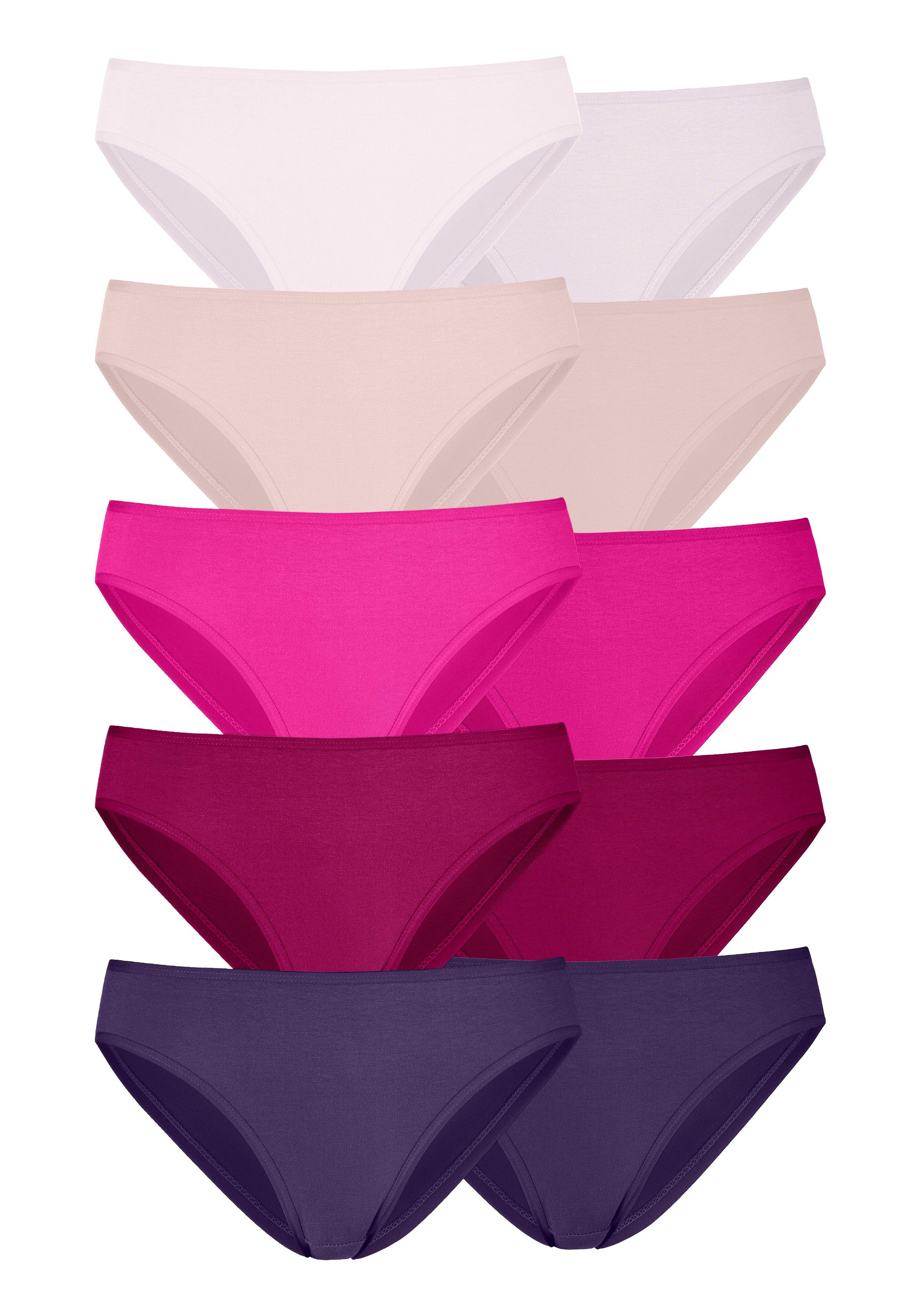 PETITE FLEUR Bikinislip (Packung, 10-St) aus elastischer Baumwolle mehr