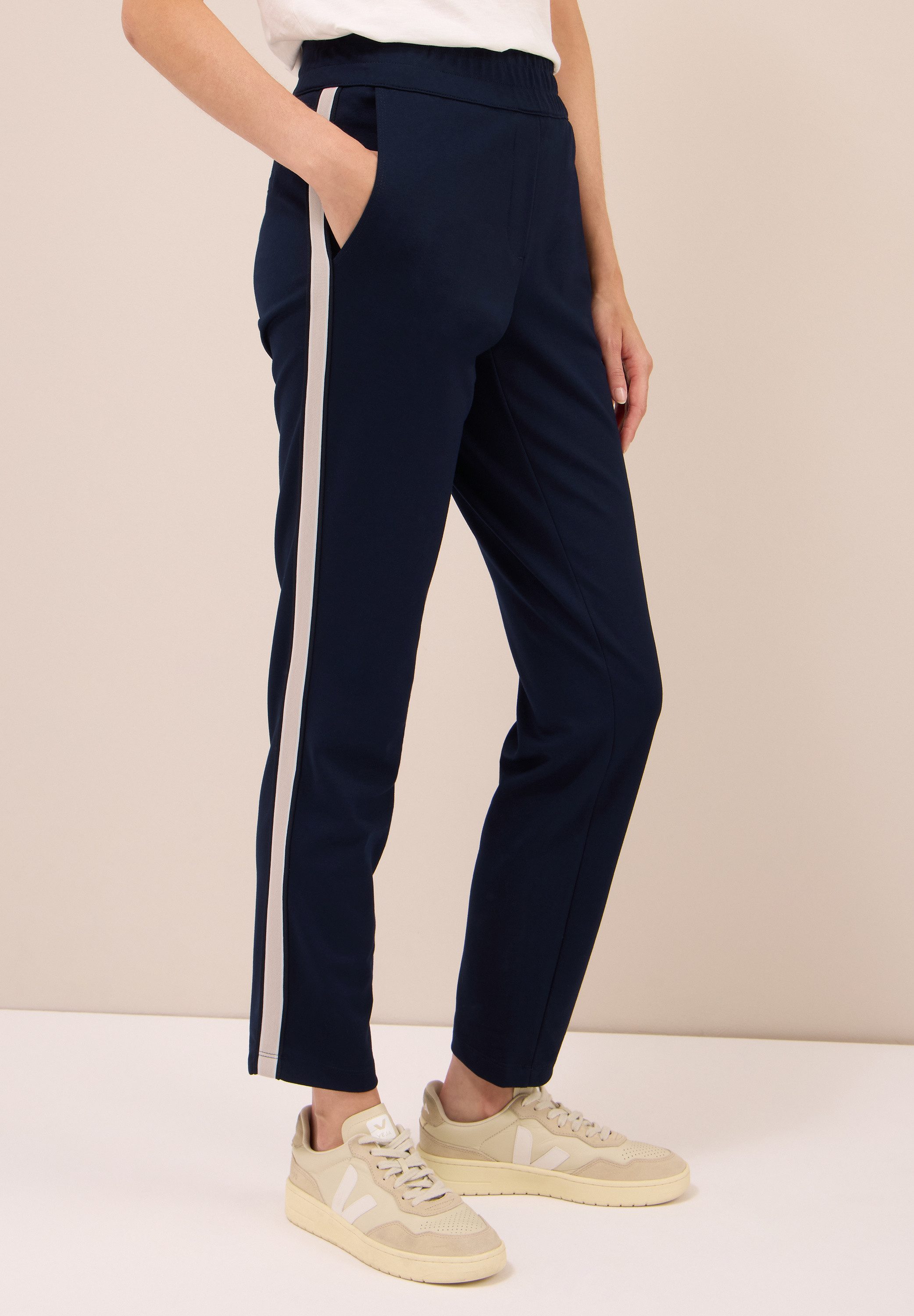 CECIL Stoffhose mit Galonstreifen