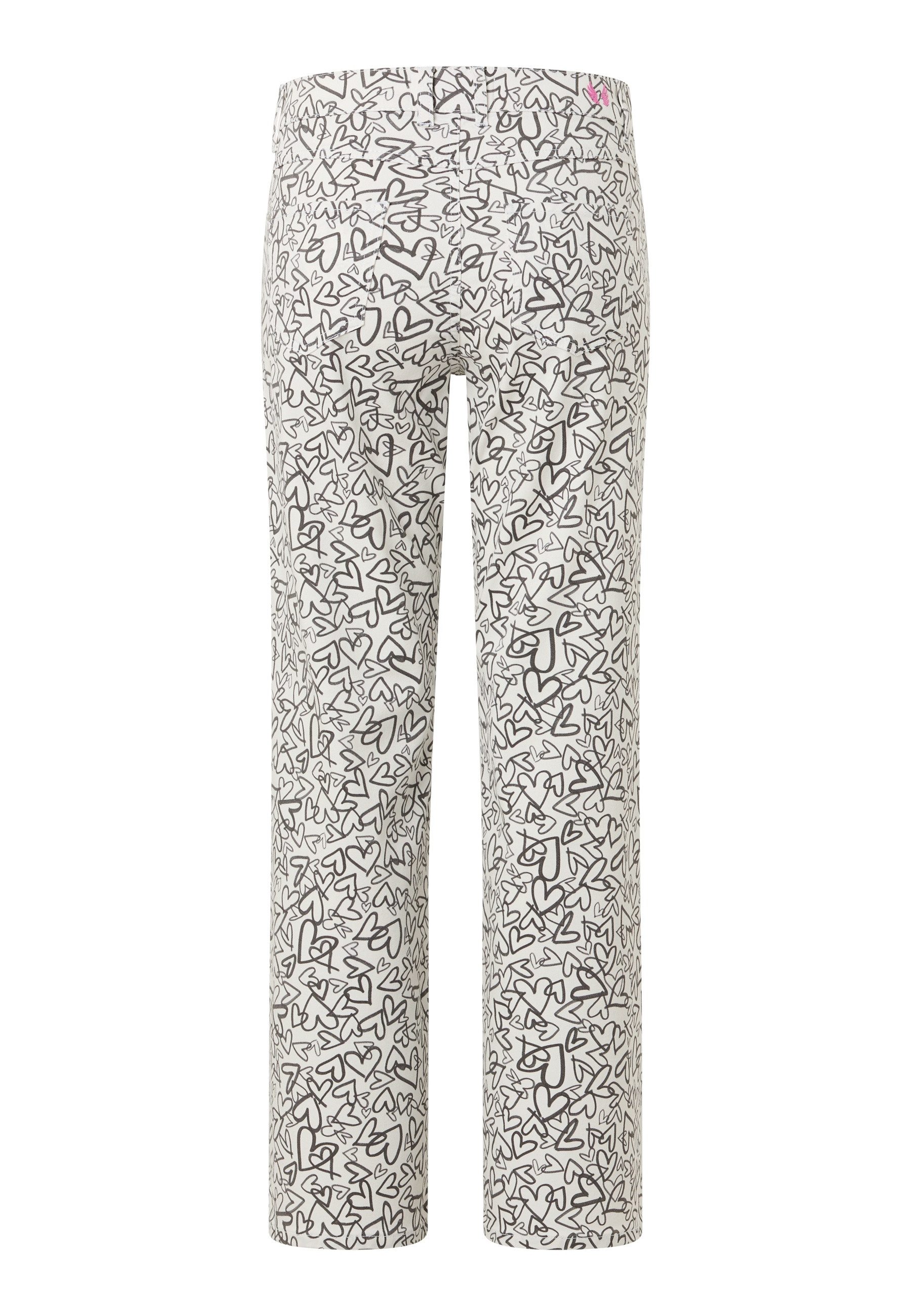 ANGELS Stretch-Jeans ANGELS LARA off white print 954 2900.7109