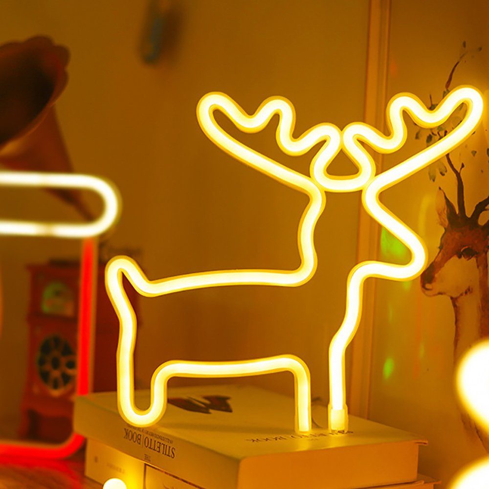 Wanddekor Neonlicht für Warmweiß Neonlichter Oneid LED LED-Wandleuchte, Schlafzimmer Nachtlicht