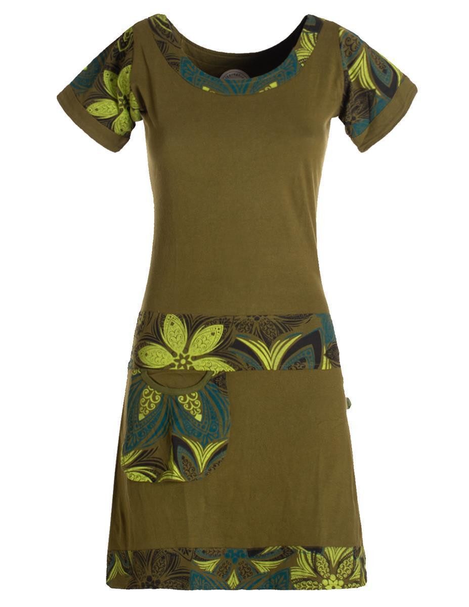 Vishes Sommerkleid Damen Sommerkleid Kurzarm Mini-Kleid günstig online kaufen