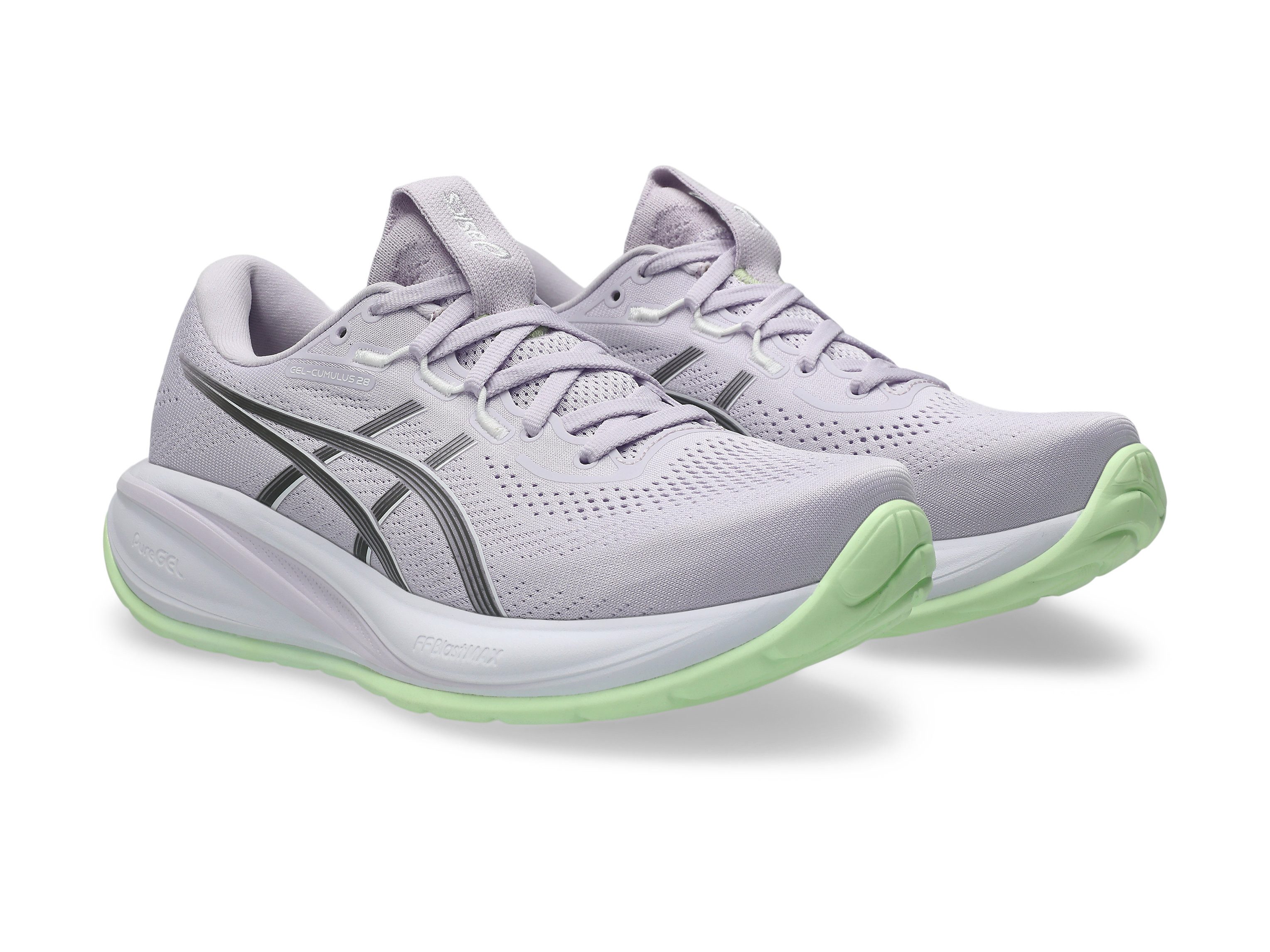 Asics GEL-CUMULUS 28 Laufschuh sportlicher Stil, leicht profiliertes Laufsohlenprofil, Schnürung