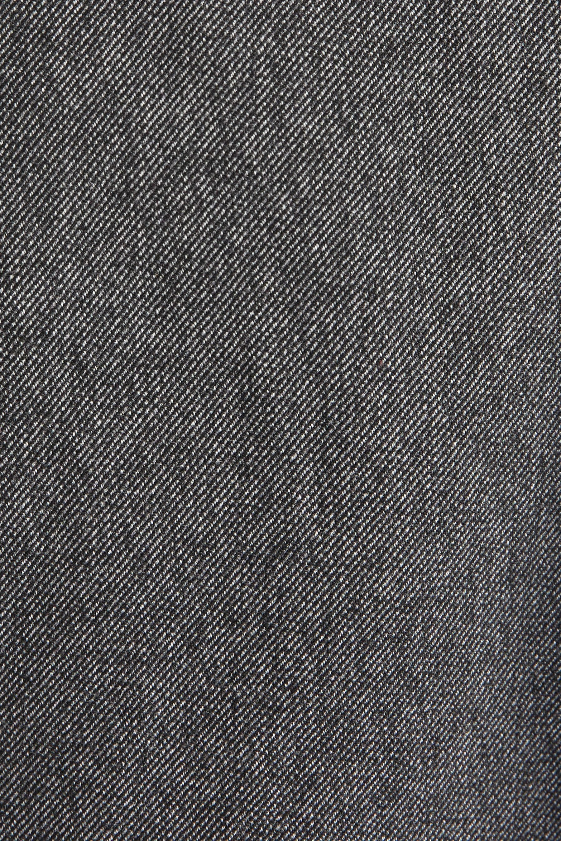 Elegante Flanellhose-Regelmäßige Next Stoffhose (1-tlg) Falte Grey Light