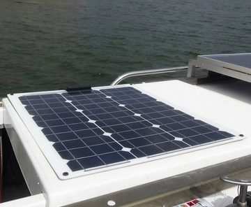 Sunset Solarmodul Laminat-Set 70 Watt, 70 W, Monokristallin, (Set), für Boote und Yachtne