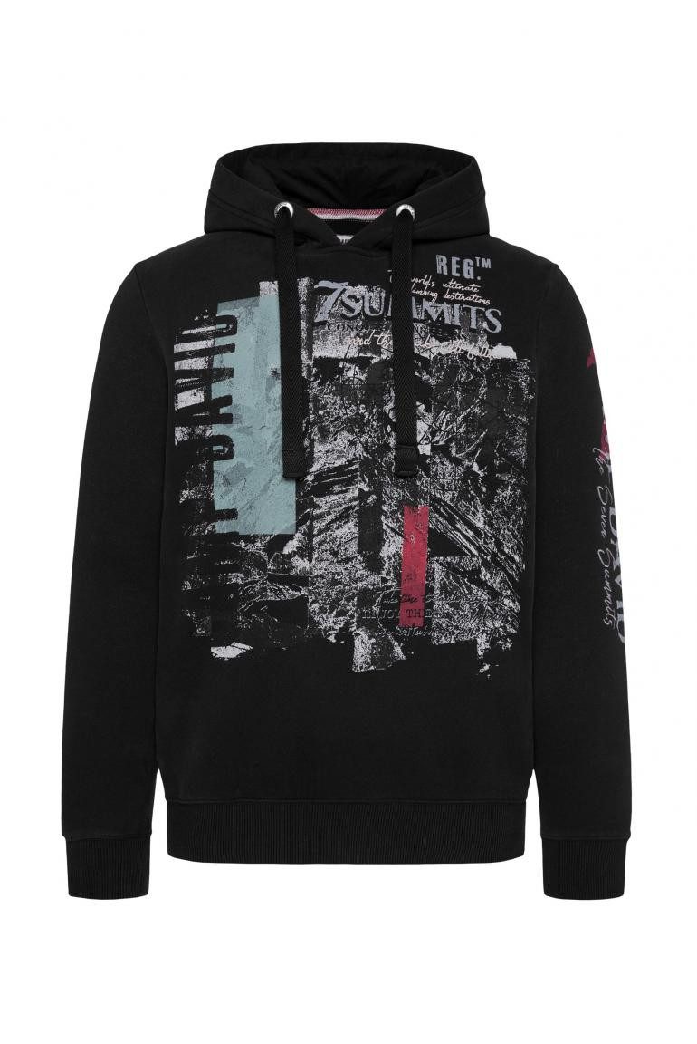 CAMP DAVID Hoodie mit Photoprint black günstig online kaufen