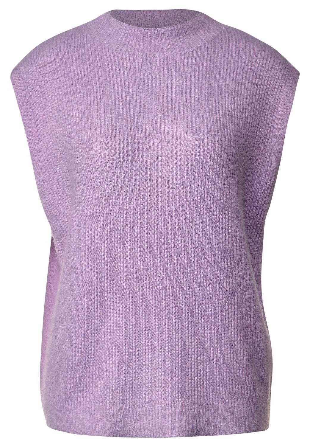 Sweatshirt pure lilac soft sweater STREET feather ONE BF_sleeveless