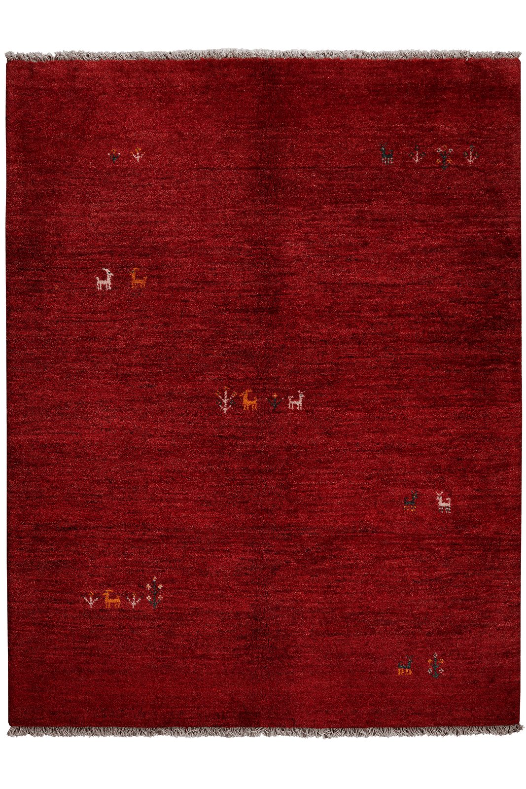 Looma Hochflor-Teppich Gabbeh 193x150cm, rechteckig, Höhe: 15 mm, Schurwolle, Unikat