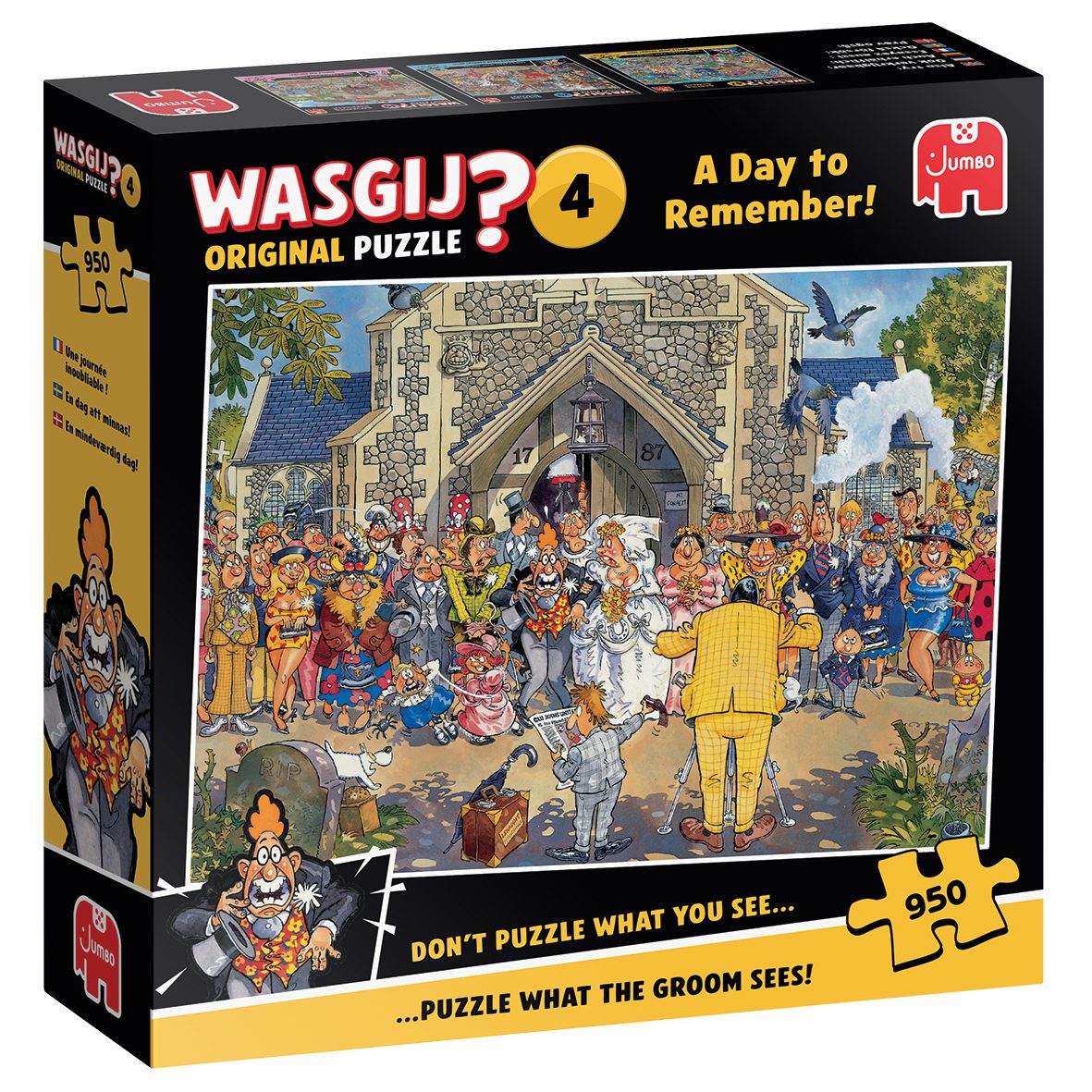 Jumbo Spiele Puzzle Wasgij Original 4 Ein Tag zum erinnern 950 Teile Puzzle, 950 Puzzleteile