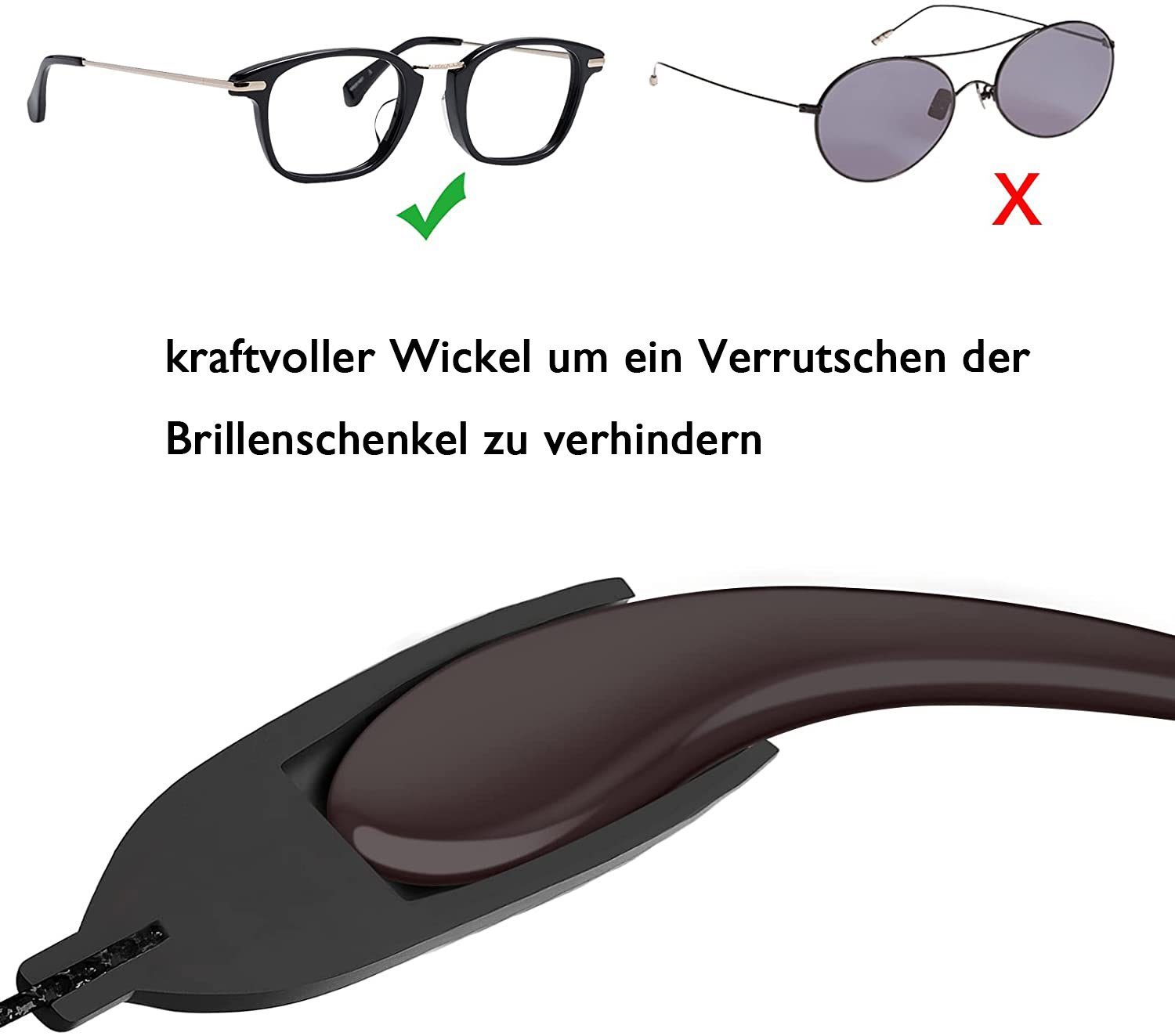 Sport für Brillenband,Brillenhalter geeignet & Freizeit,Wasserfest Brillenkette zggzerg