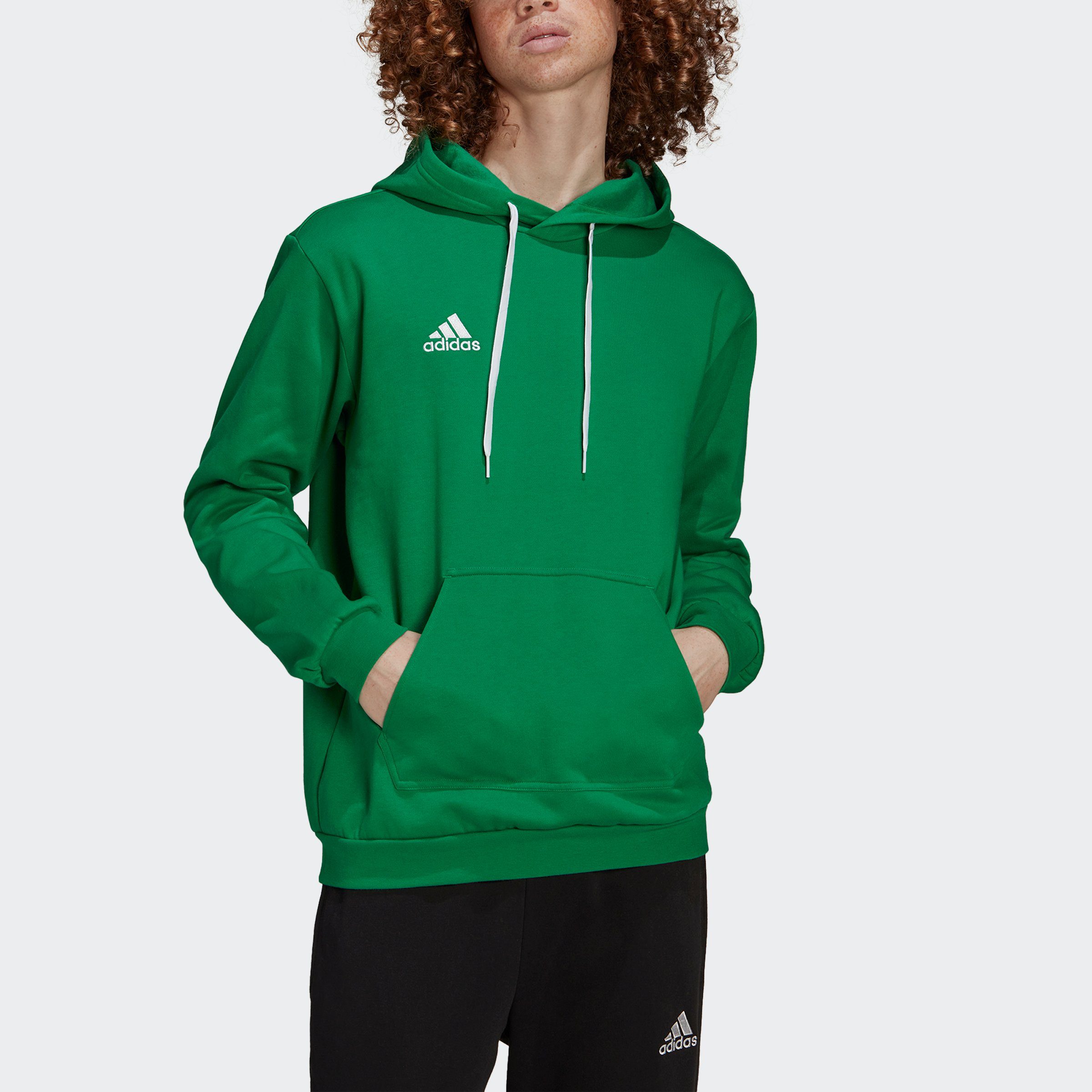 HOODY Performance Kapuzensweatshirt TEAGRN/WHITE ENT22 adidas