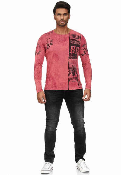 Rusty Neal Langarmshirt mit coolem Print