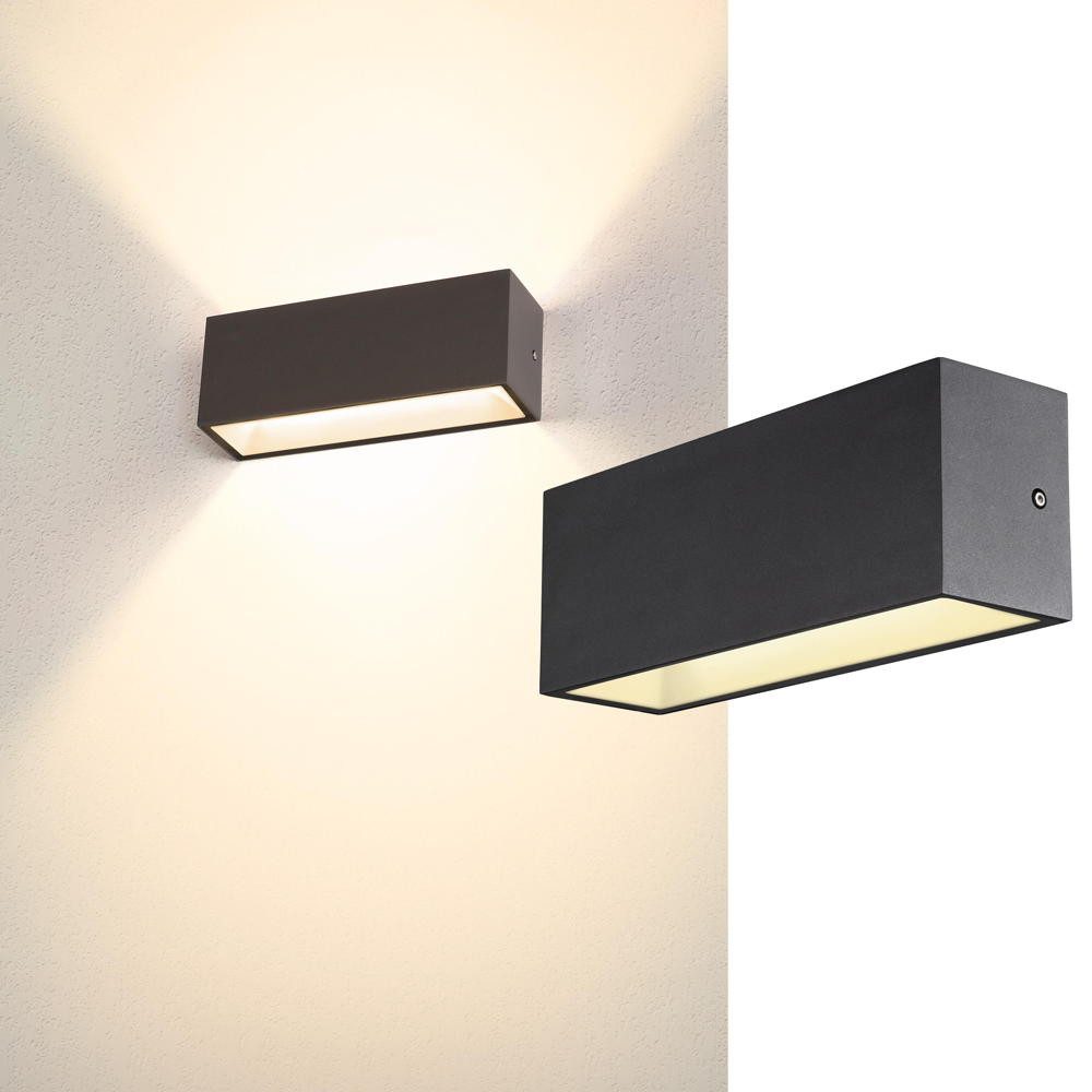 SLV Außen-Wandleuchte LED Wandleuchte Sitra IP44, LED