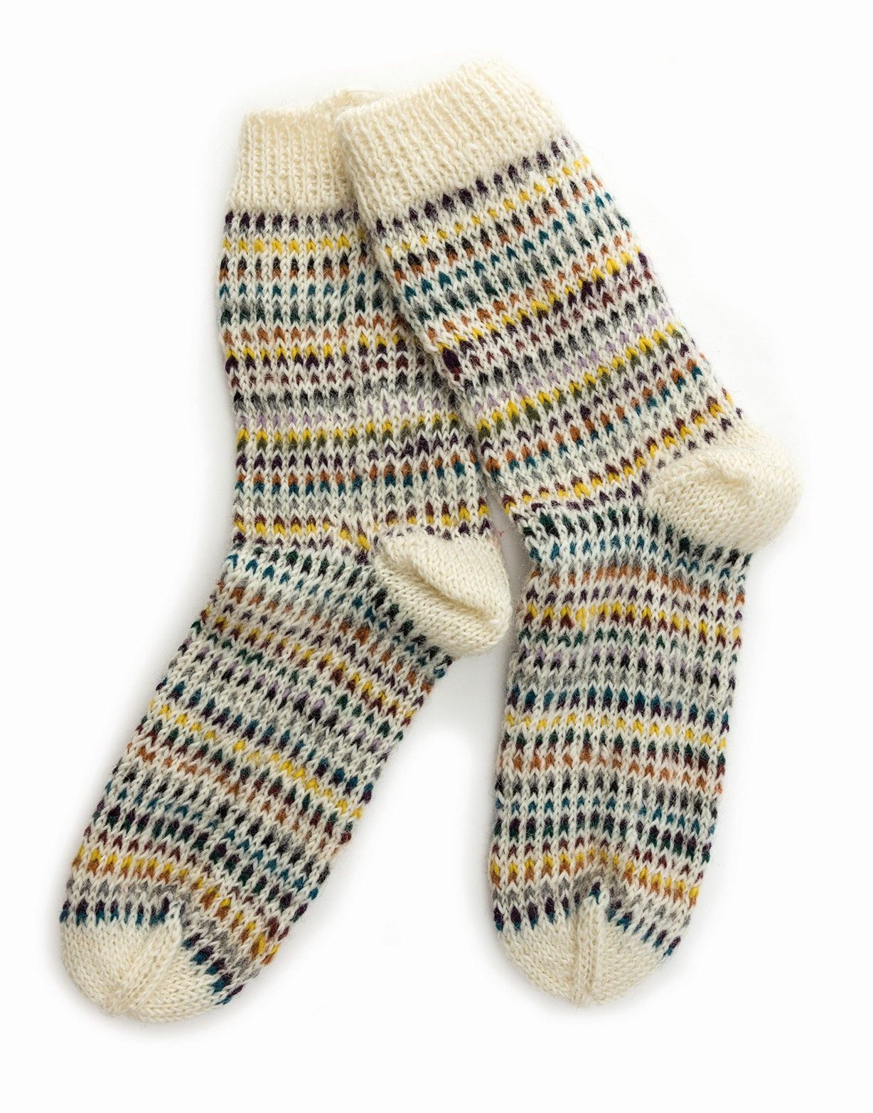 Socken Lange Socken, Größe 42 - 44, Handmade