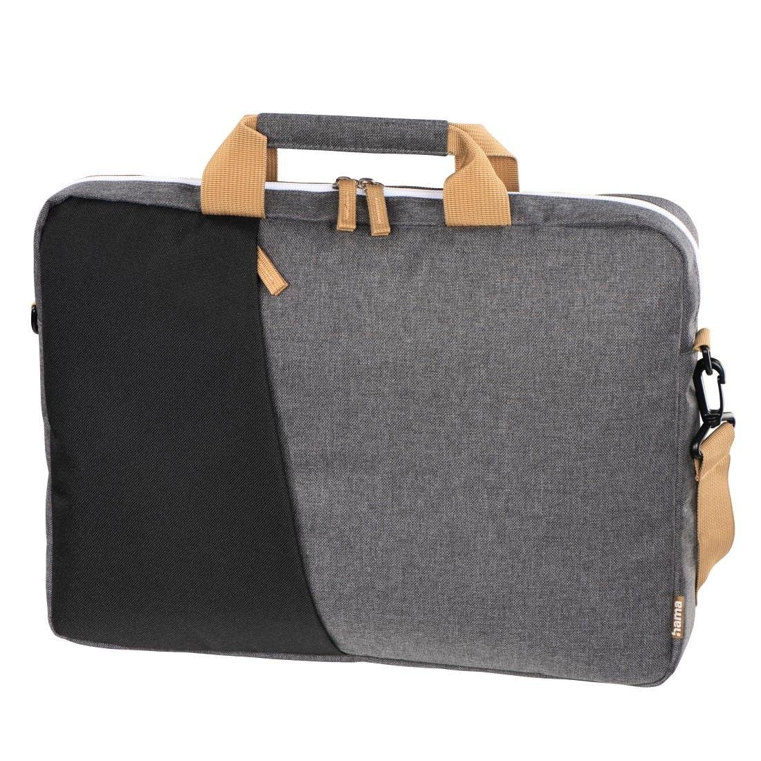 Hama Laptoptasche Laptop-Tasche "Florenz", bis 44 cm (17,3), Notebook Tasche grau