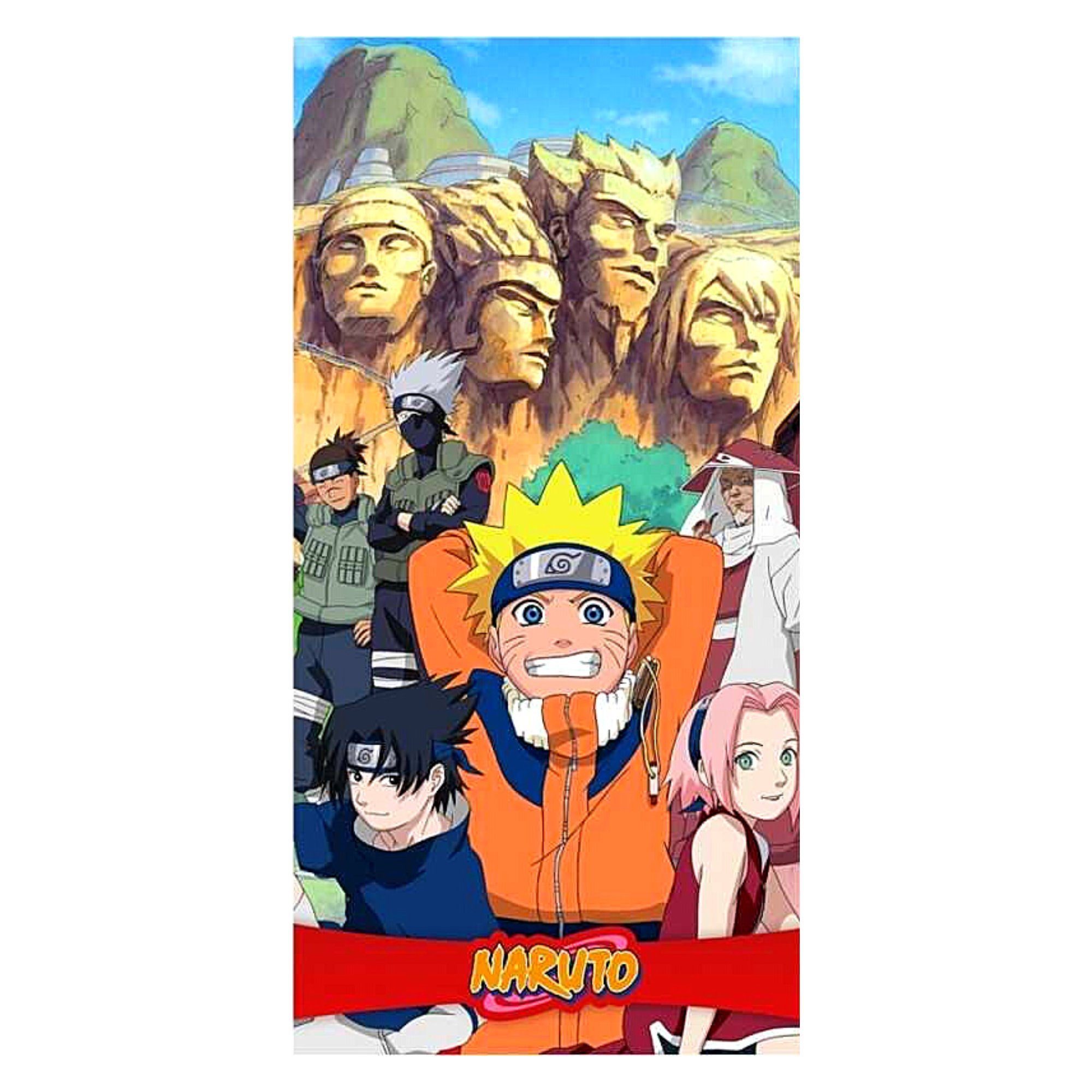 Naruto Badetuch, Mikrofaser, Jungen Strandtuch 70 x 140 cm schnelltrocknend