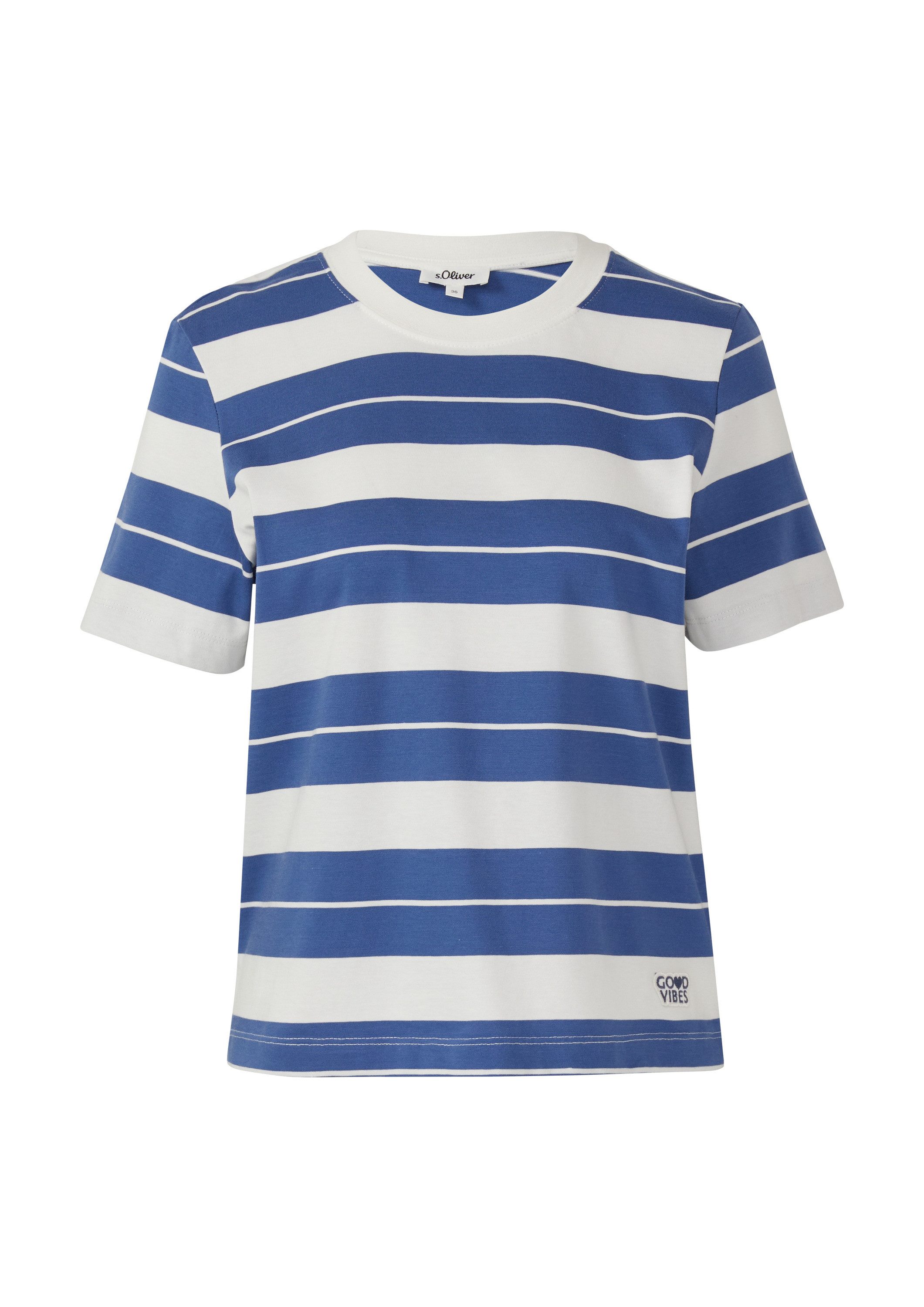s.Oliver Kurzarmshirt T-Shirt (1-tlg) günstig online kaufen