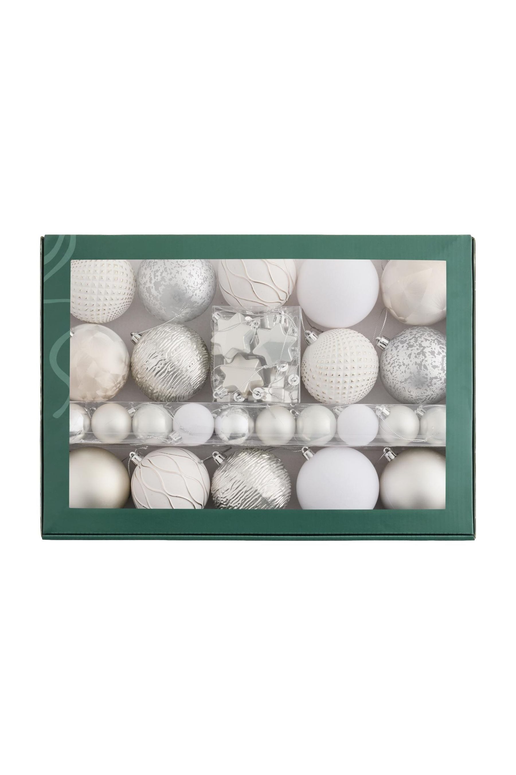 Next Dekokugel 50er-Pack Bruchsichere Weihnachtskugeln