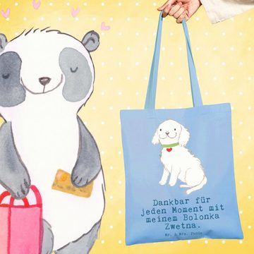 Mr. & Mrs. Panda Tragetasche Bolonka Zwetna Moment - Sky Blue - Geschenk, Tsvetnaya Bolonka, Hunde (1-tlg), Cross Stitching Griffe