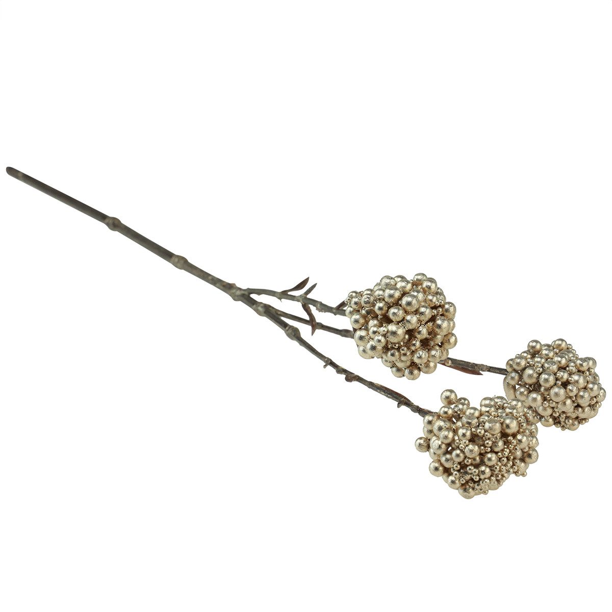 Winterliche Kunstpflanze Dekozweig mit Beeren für festliche Arrangements und Wohnakzente, Florists Products, Höhe 1.0 cm
