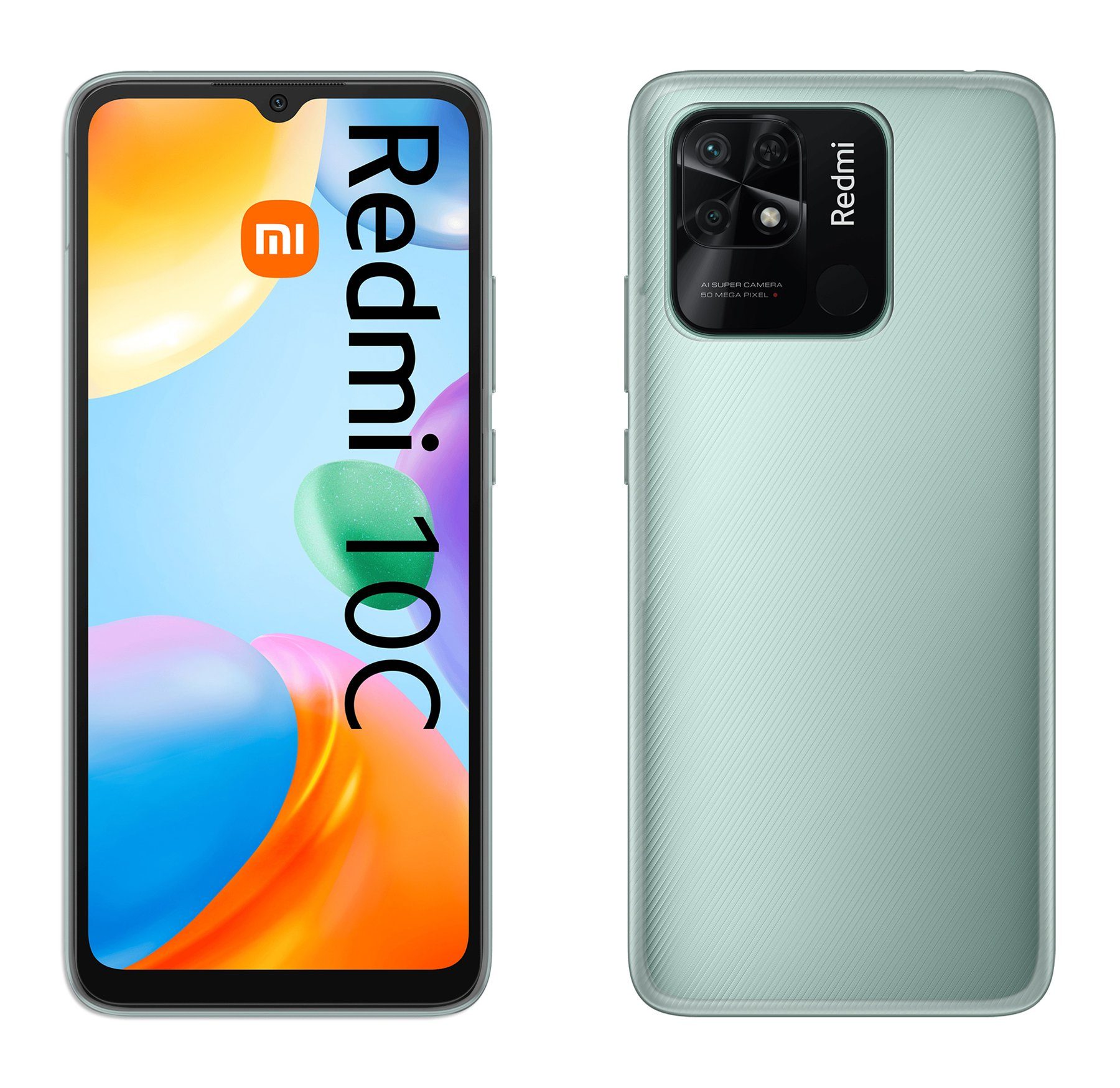 cofi1453 Handyhülle Silikon Hülle für Xiaomi Redmi 10C Transparent 6.71 Zoll, Case Cover Schutzhülle Bumper