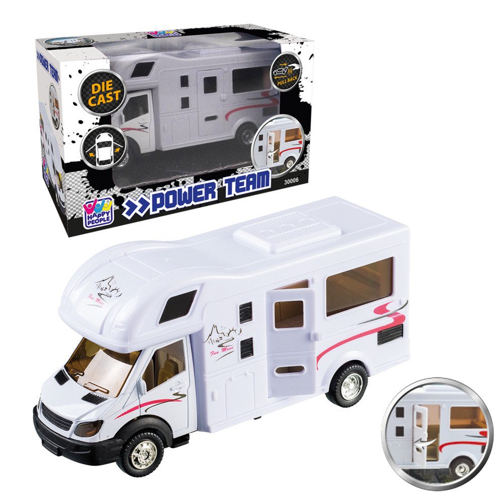 Happy People Spielzeug-Auto Die Cast Motorhome Wohnmobil weiß 17cm günstig online kaufen