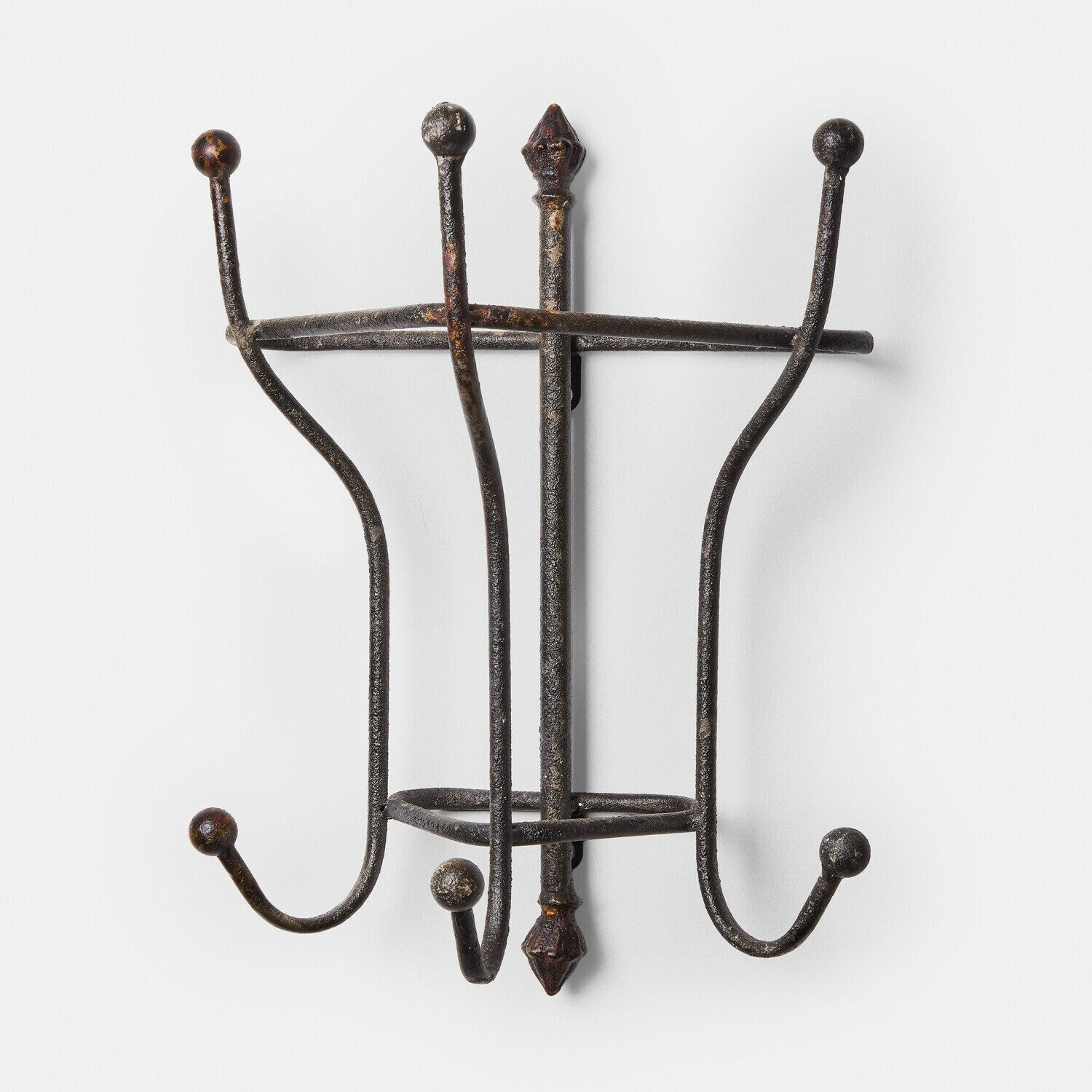 Mirabeau Dekohaken Wandgarderobe Arnval antikschwarz