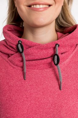 DEPROC Active Kapuzensweatshirt SWEAT ALBERTA WOMEN aus funktionalem Piqué-Fleece