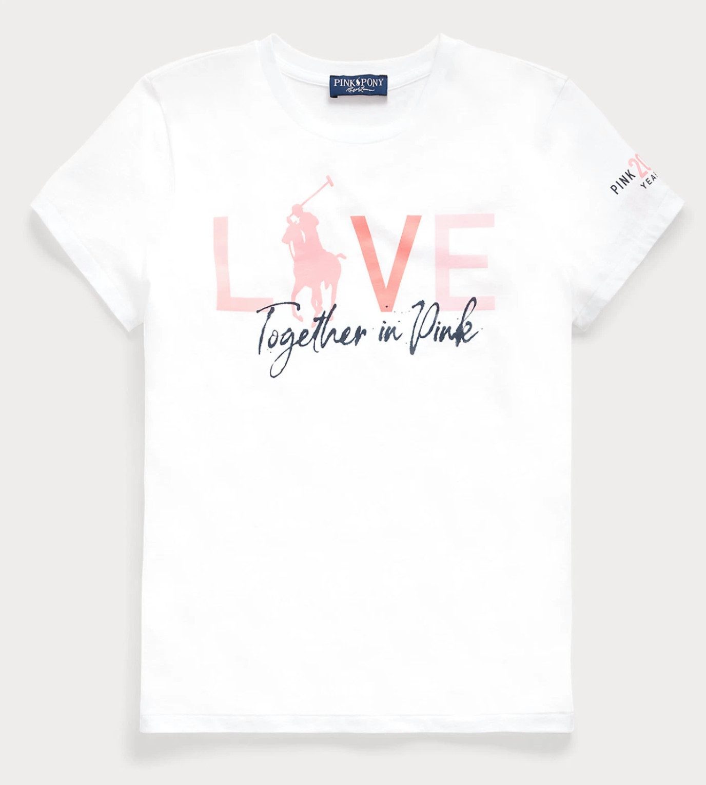 Polo Ralph Lauren T-Shirt Pink Pony Together in Pink Collection
