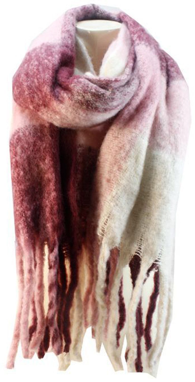 chic4home Schal Winter Weave, (1-St. 1-teilig), Damen Schal ca.40x180cm Dou günstig online kaufen