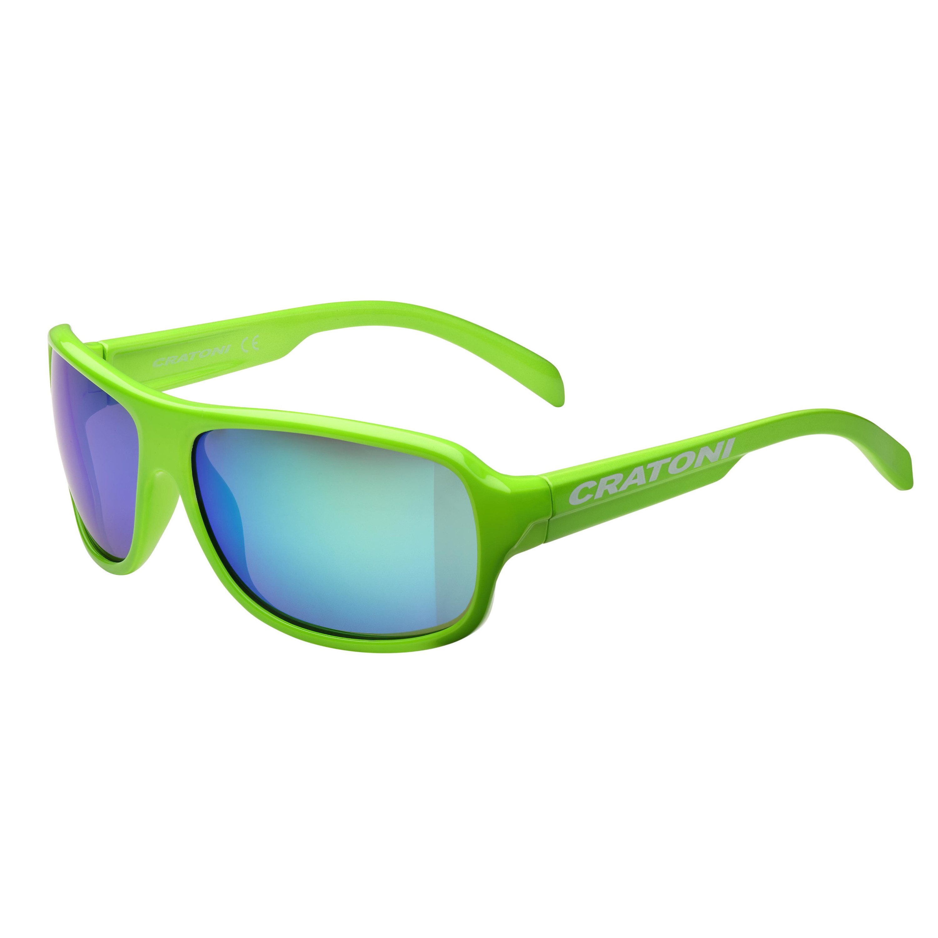 Cratoni Fahrradbrille für Kinder C-Ice Junior Sonnenbrille 100% UV Schutz, kratzfest, robust