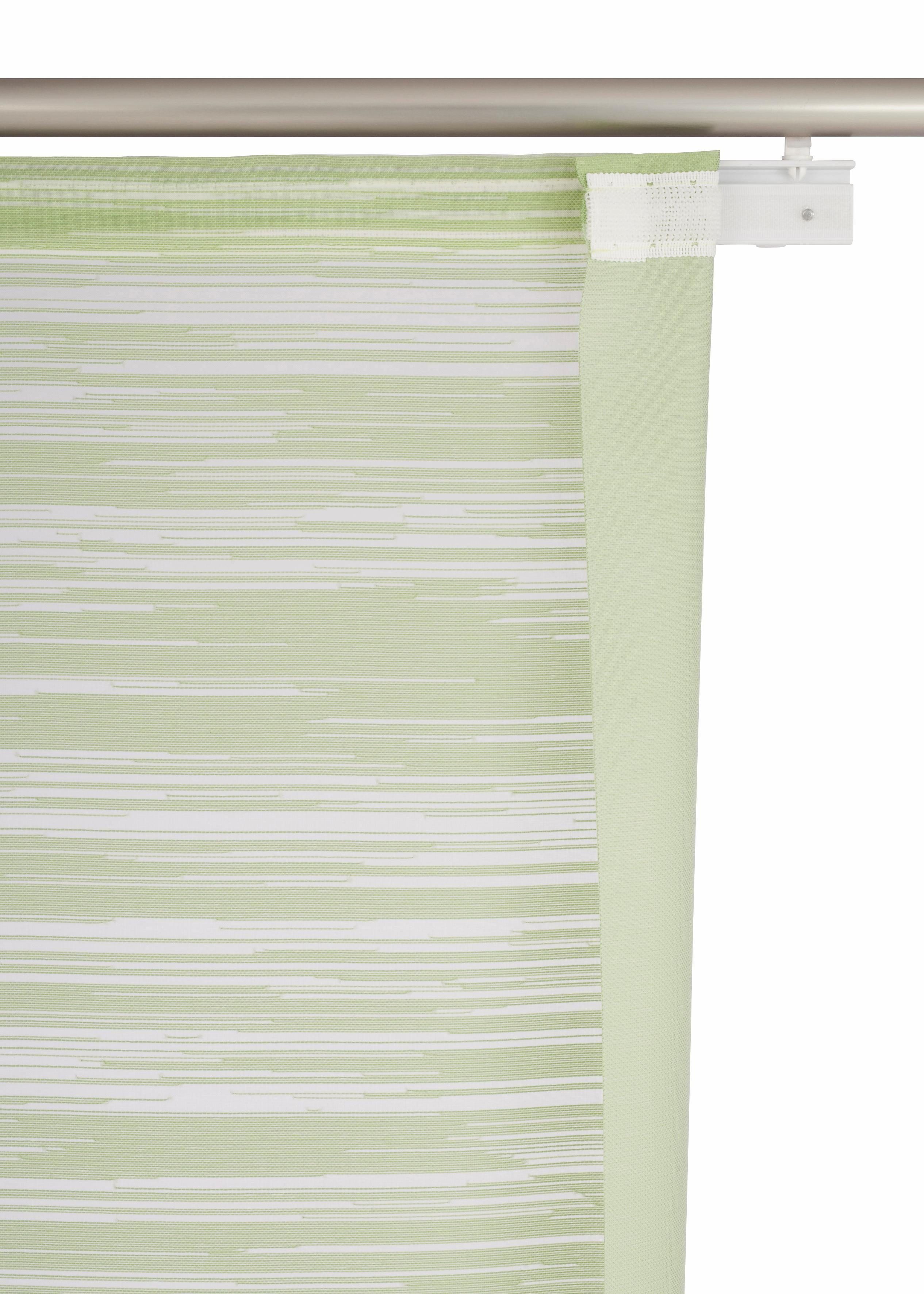 Neutex for you! Schiebegardine Padova (1 St), Klettband, halbtransparent, Scherli, inkl. Befestigungszubehör, Breite: 57 cm – Bild 5 von 5