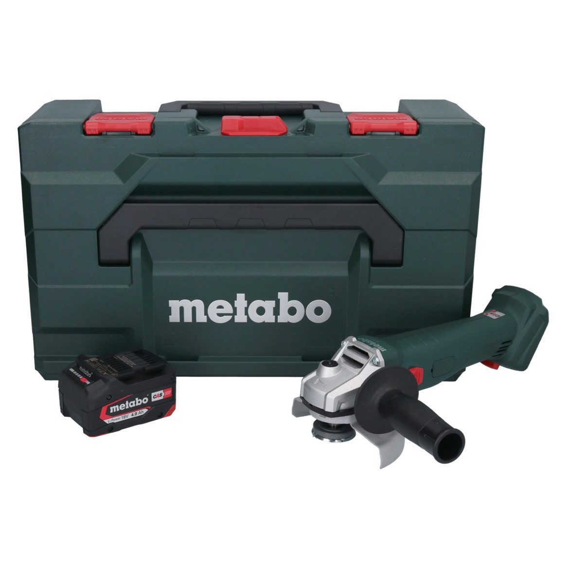 metabo Akku-Winkelschleifer W 18 L 9-125 Akku Winkelschleifer 18 V 125 mm + 1x Akku 4,0 Ah