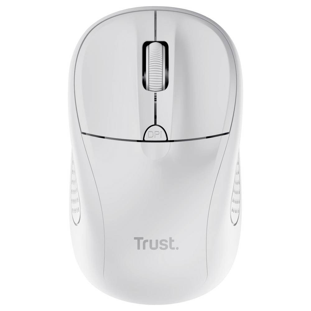 Trust Primo Funkmaus - Weiß Maus Kabellos Weiß 24795 Mäuse