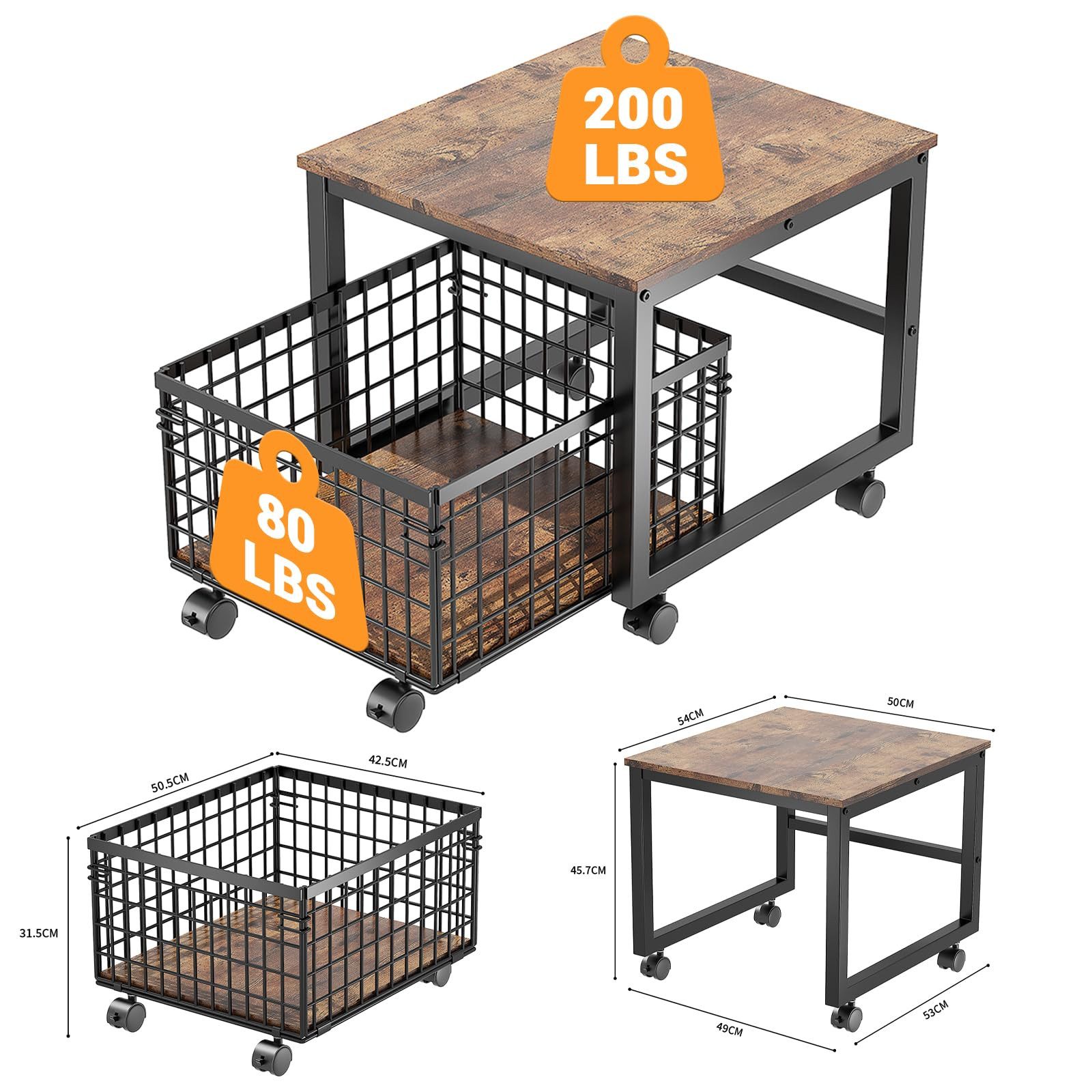 GarveeMore Küchenorganizer-Set Mini-Kühlschranktisch,mit Ausziehbarer Aufbe günstig online kaufen