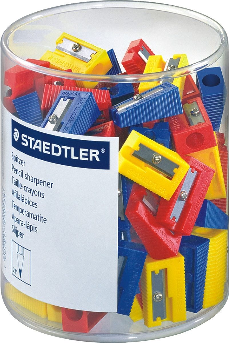STAEDTLER Anspitzer Anspitzer Keilform Kunststoff für 8,2mm Durchmesser sortiert VE=100 St