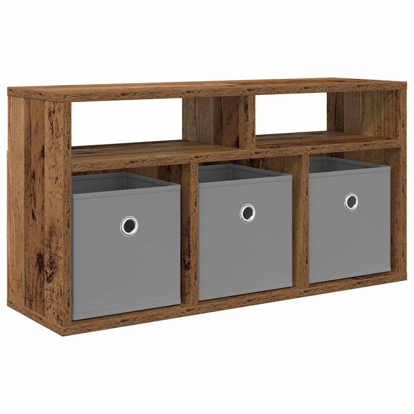 vidaXL TV-Schrank Lowboard mit Schubladen Altholz 72 x 22,5 x 38 cm (1-St)