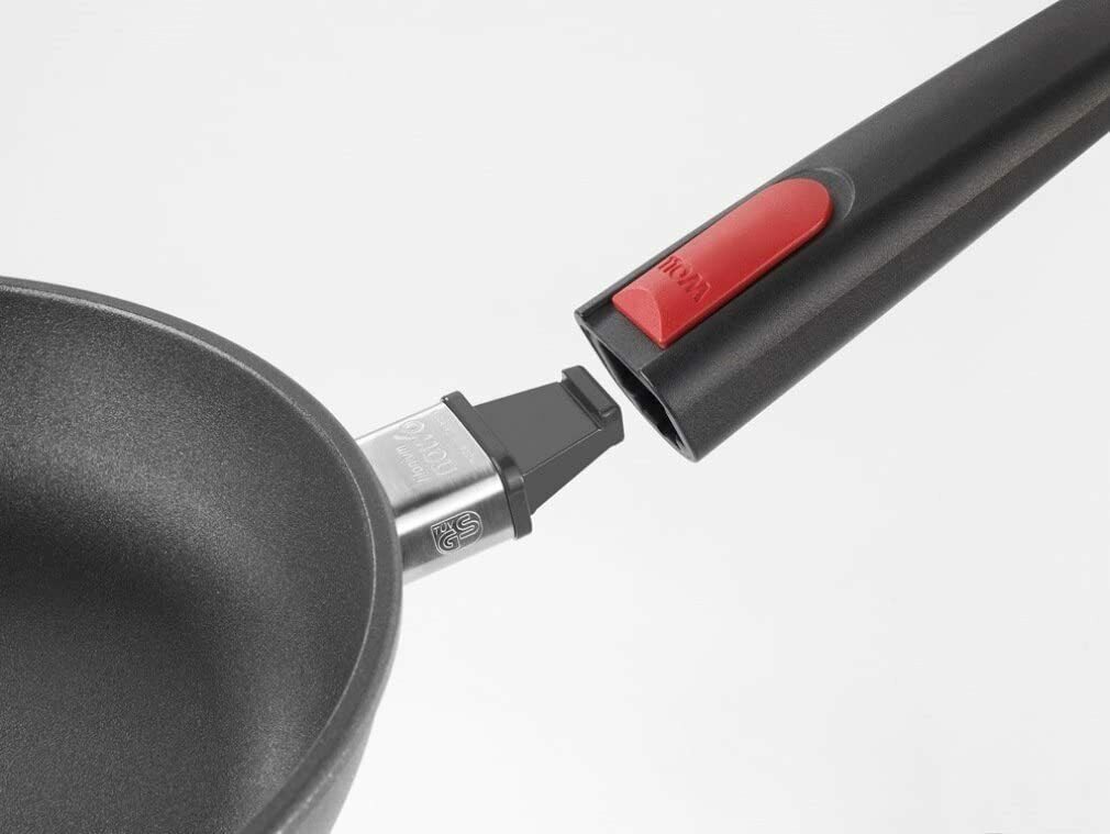 WOLL Servierpfanne Norbert Woll Gusspfanne Titanium Nowo 24 cm Aluminiumguss Anthrazit, (Bratpfanne), Antihaft, Spülmaschinenfest