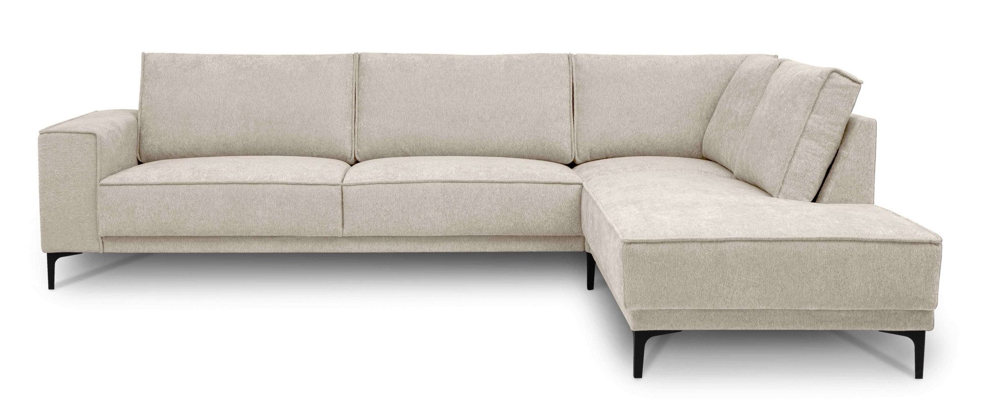 OTTO home Ecksofa "Polsterecke Oland, Struktur, Flachgewebe, Luxus-Microfas günstig online kaufen