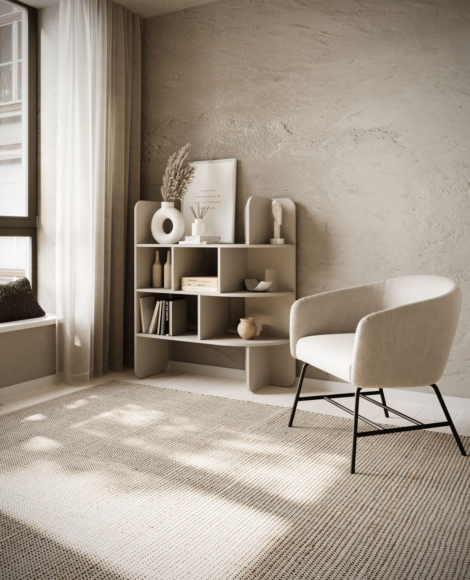 Selsey Standregal CONTLE, Regal mit 8 Fächern