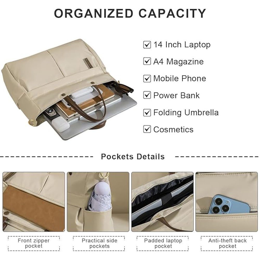 RWEUOQ Businesstasche Laptoptasche, Laptop Umhängetasche, Oxford günstig online kaufen