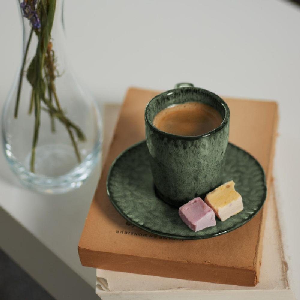 LEONARDO Tasse Leonardo Espressotasse Matera Grün (90ml)