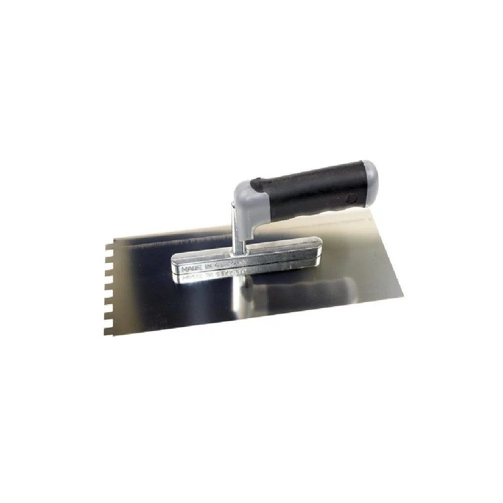 Hufa Zahnkelle Hufa Distanzkelle 2K Griff 280x130mm 45 Grad gebogener Zahnung 8x8mm rostfrei