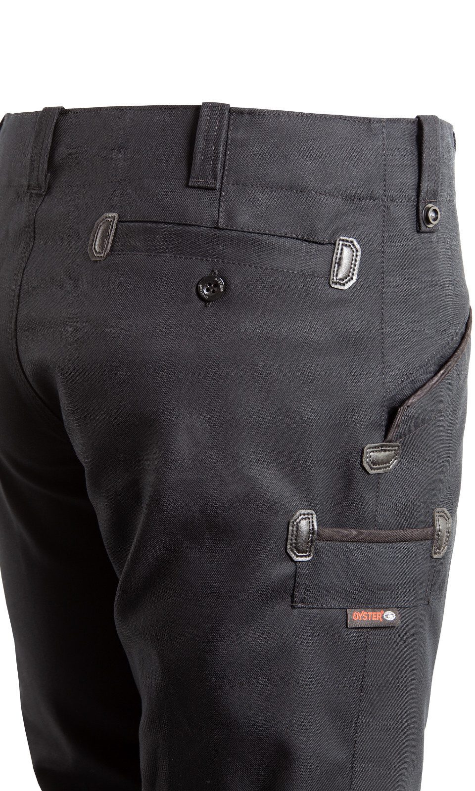 Oyster Arbeitshose Herren Twill Zunfthose schwarz o. Schlag Dachdecker Zimmermann robuste flexible Zunfthose Schreiner Tischler etc.