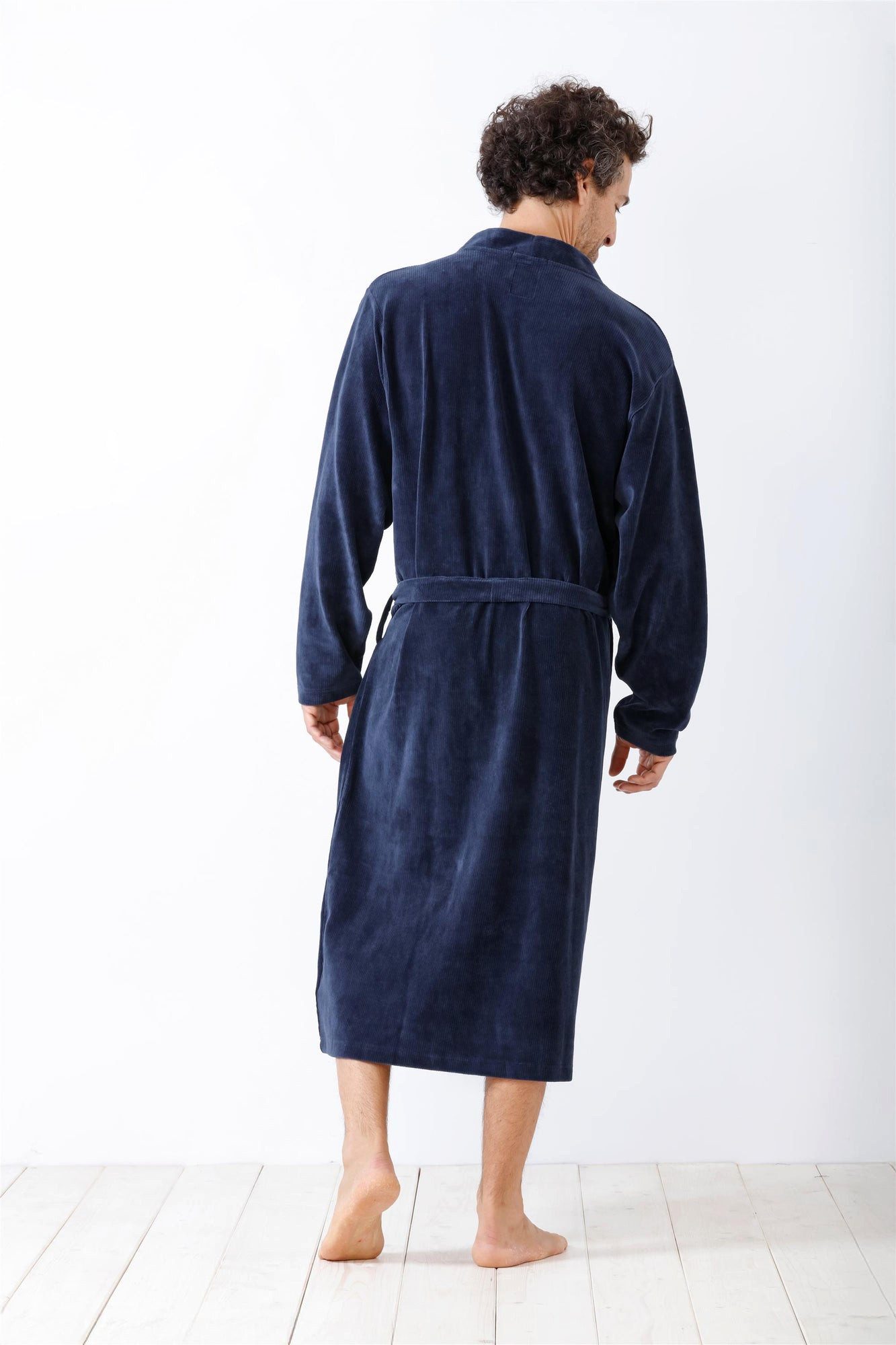 Hajo Morgenmantel Herren Mantel Velours günstig online kaufen