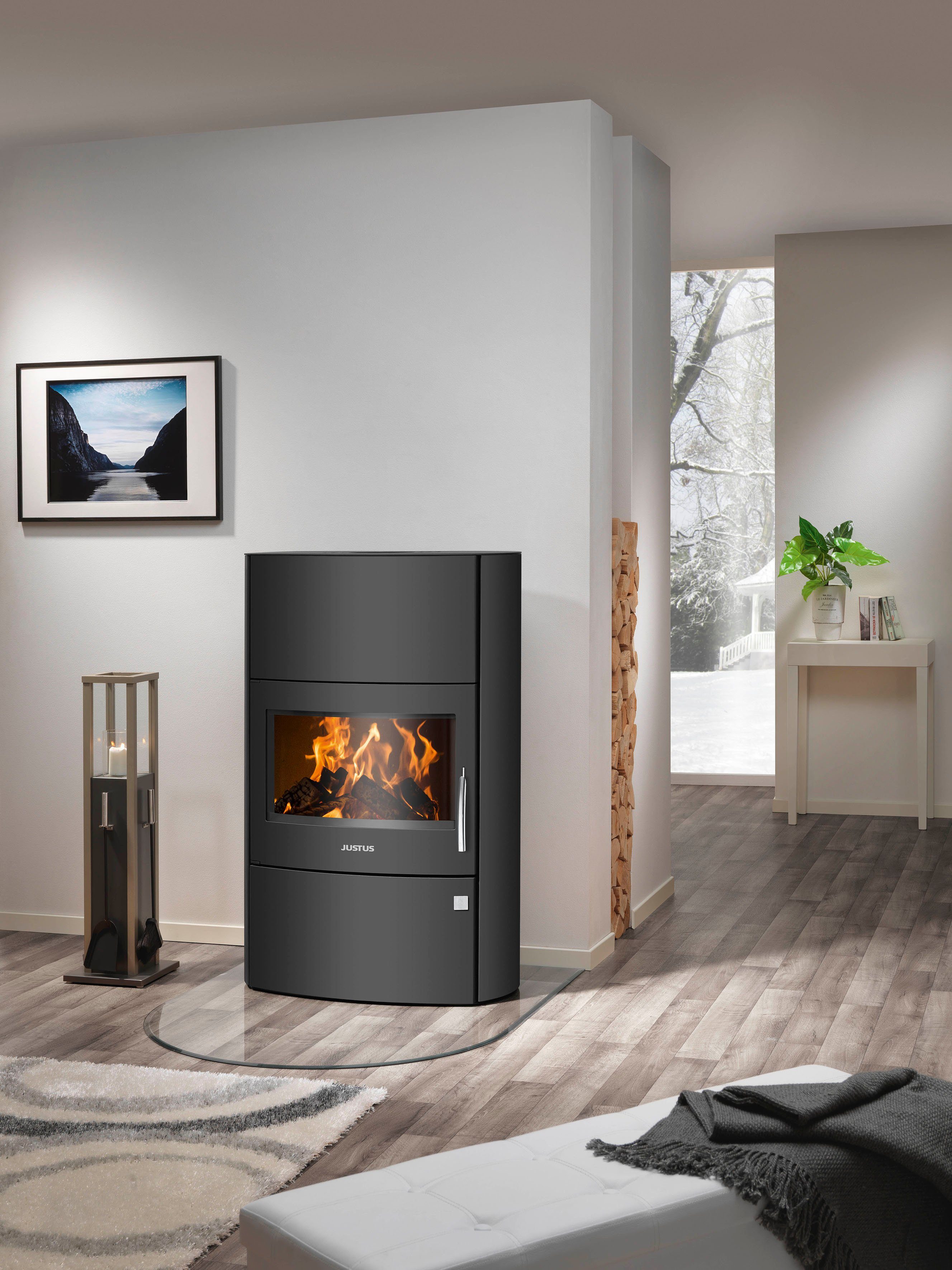 JUSTUS Kaminofen Agero W+, 7 kW, Zeitbrand günstig online kaufen