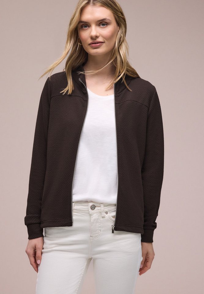 STREET ONE Cardigan mit Turtleneck