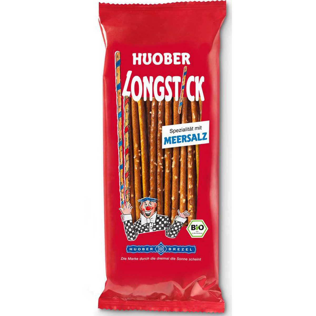 Huober Knabberei, Huober Bio Longsticks knuspriges Laugengebäck mit Meersalz 125g