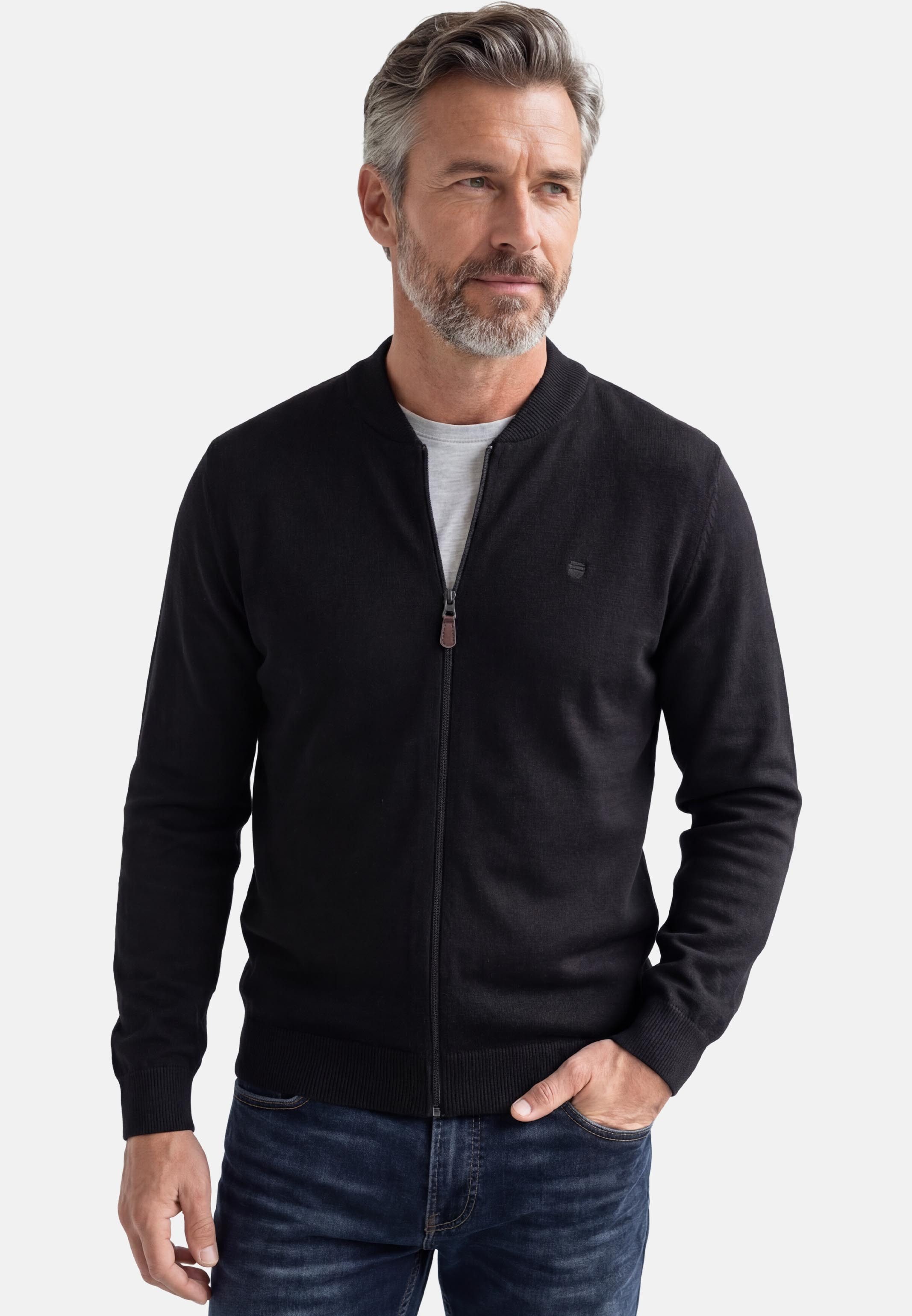 Redmond Strickjacke Basic (1-tlg) Strickjacke - Baumwolle - Atmungsaktiv - Weicher Feinstrick